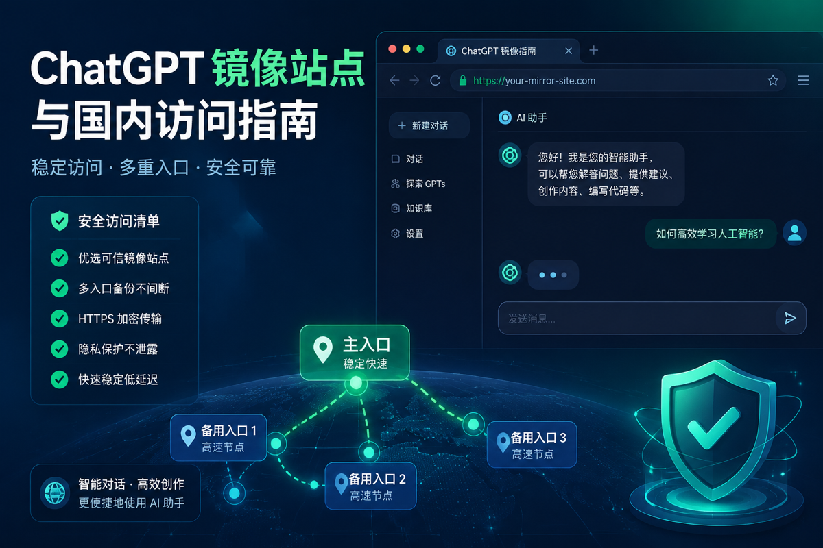 ChatGPT 镜像站使用指南封面图