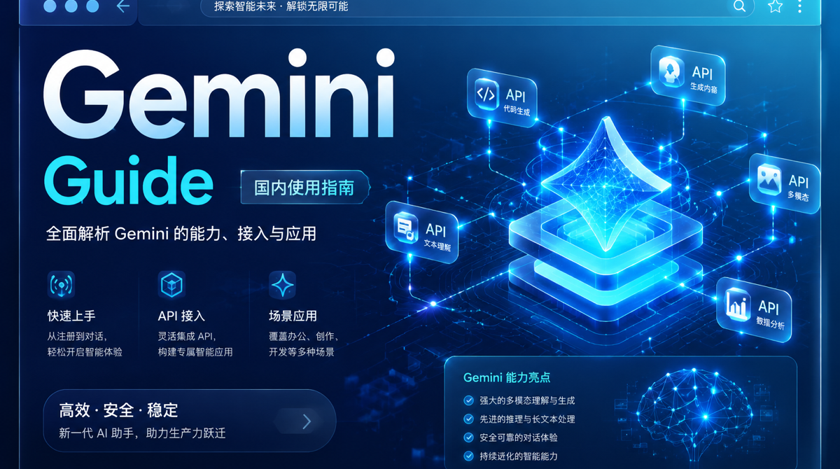 Gemini 国内使用指南封面图